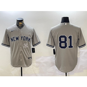 MLB New York Yankees grey jersey