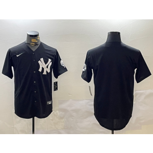 MLB Blank New York Yankees black jersey