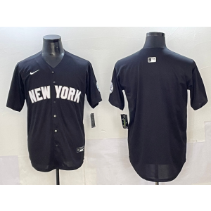 MLB Blank New York Yankees black jersey