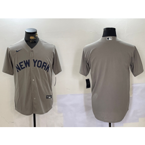 MLB Blank New York Yankees grey jersey
