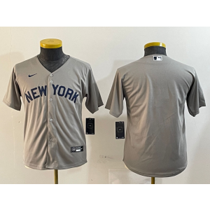 MLB Blank New York Yankees grey jersey