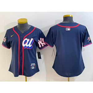 MLB Yankees Blank American League All-Star navy jersey