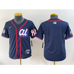 MLB Yankees Blank American League All-Star navy jersey