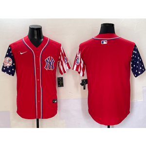MLB Blank New York Yankees red jersey