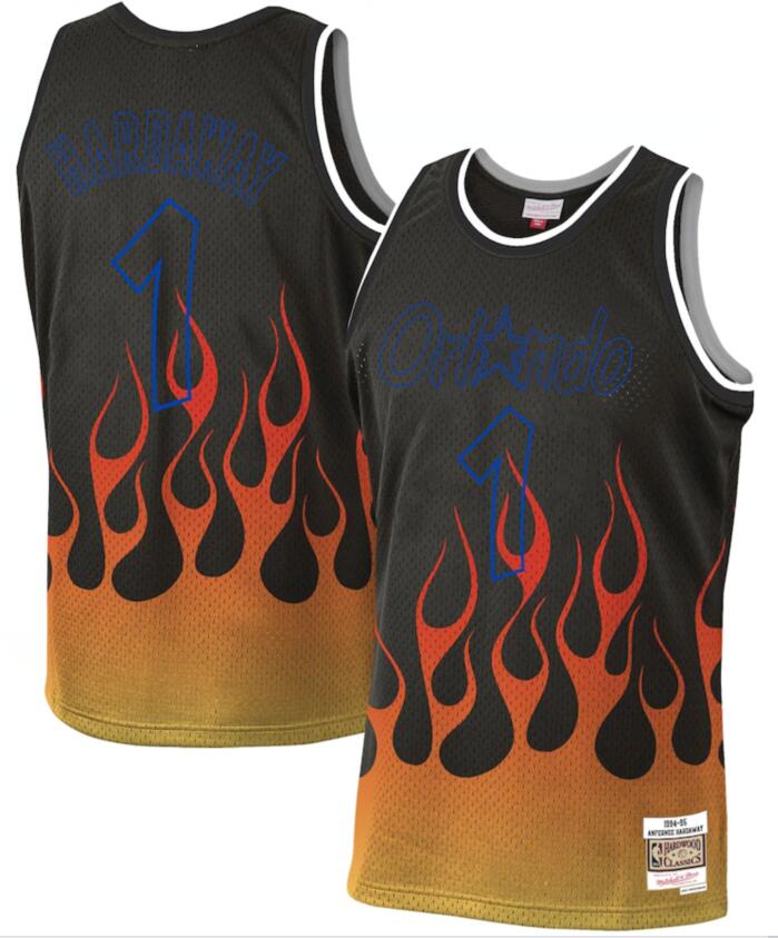 Penny Hardaway Orlando Magic black jersey
