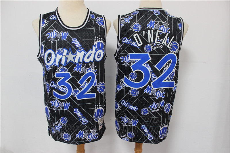 Shaquille O'Neal Orlando Magic black jersey