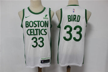 Man's Larry Bird Boston Celtics white jersey