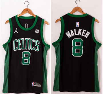 Man's Kemba Walker Boston Celtics black jersey