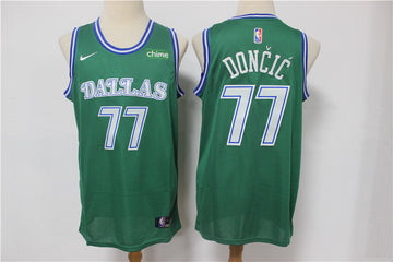 Luka Doncic Dallas Mavericks green jersey