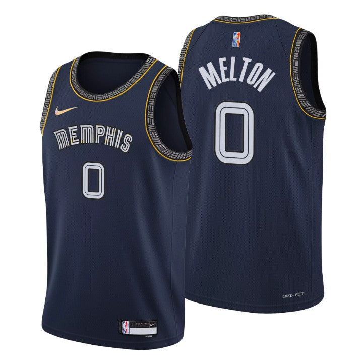 Melton Memphis Grizzlies navy jersey