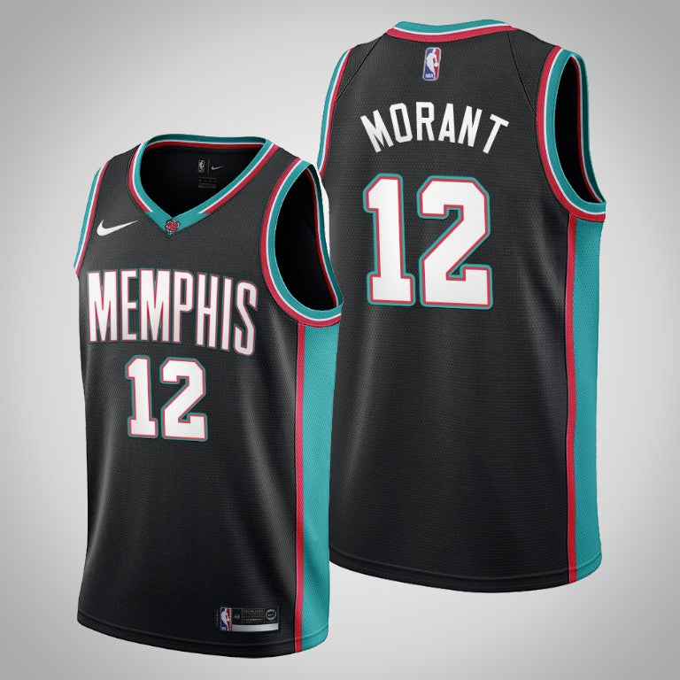 Morant Memphis Grizzlies black jersey