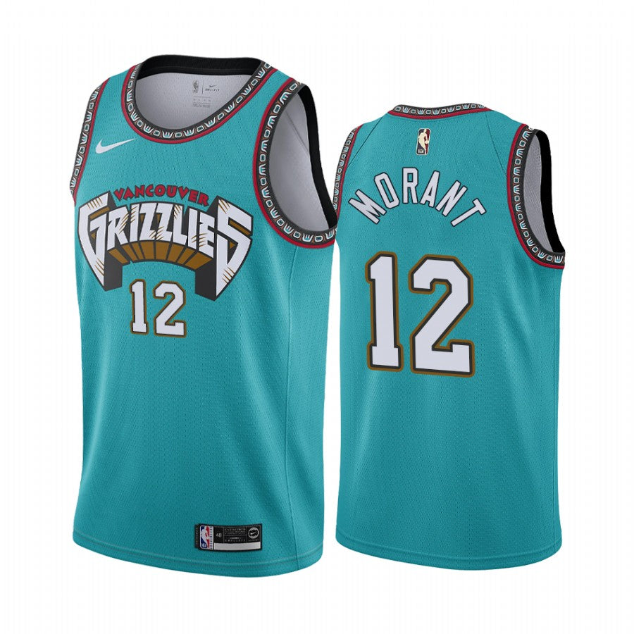 Morant Memphis Grizzlies green jersey