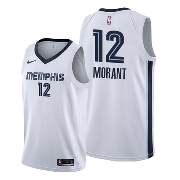 Morant Memphis Grizzlies white jersey