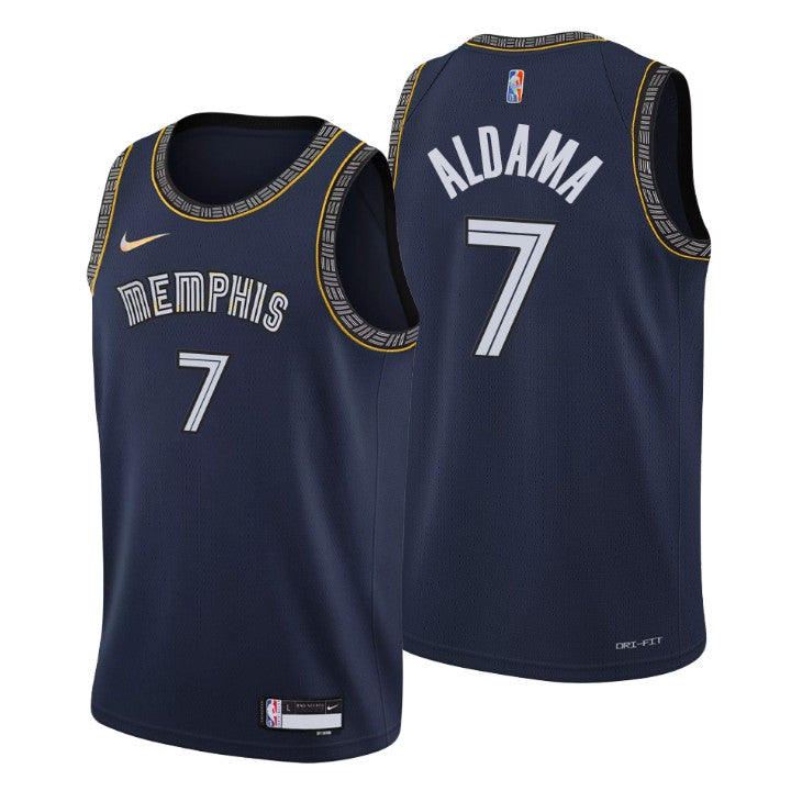 Aldama Memphis Grizzlies navy jersey