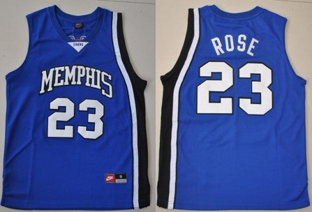 Derrick Rose Memphis Tigers blue jersey