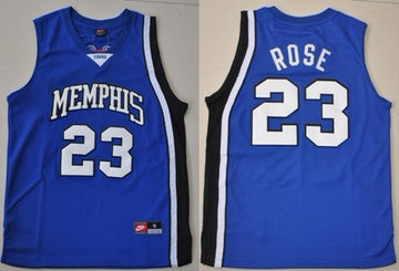 Derrick Rose Memphis Tigers blue jersey