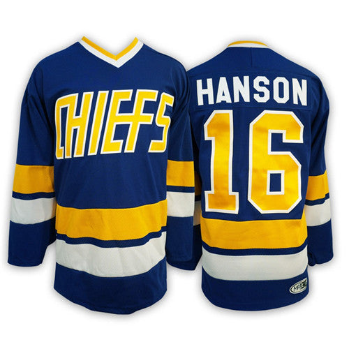 Jack Hanson Hanson Brothers Charlestown Kansas City Chiefs Away jersey