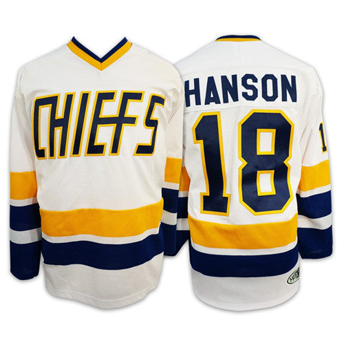 Jeff Hanson Hanson Brothers Charlestown Kansas City Chiefs Home jersey