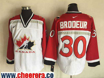 Team Canada white Throwback jersey