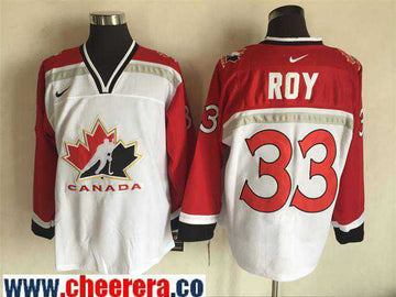 Team Canada white Throwback jersey