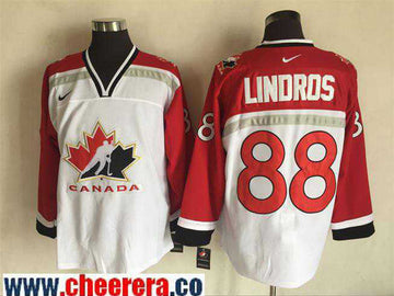 Team Canada white Throwback jersey