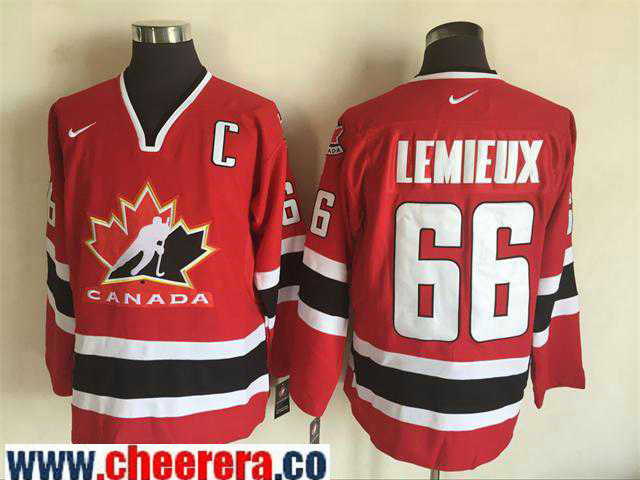 Team Canada red Throwback jersey