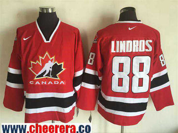 Team Canada red Throwback jersey