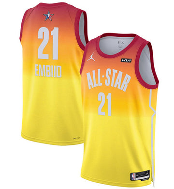 NBA All-Star orange Game jersey