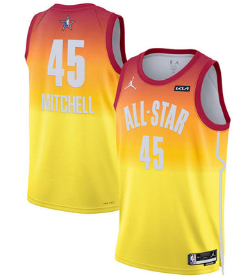 NBA All-Star orange Game jersey
