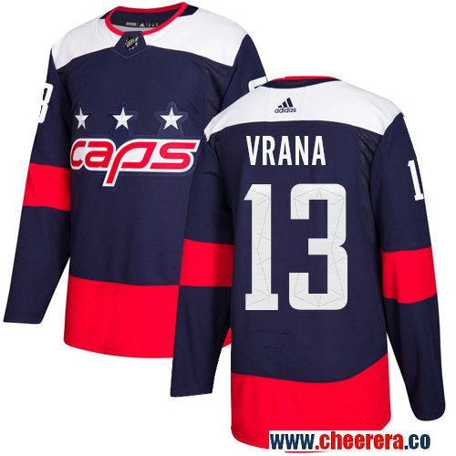 Adidas Jakub Vrana Washington Capitals navy Stadium Series jersey