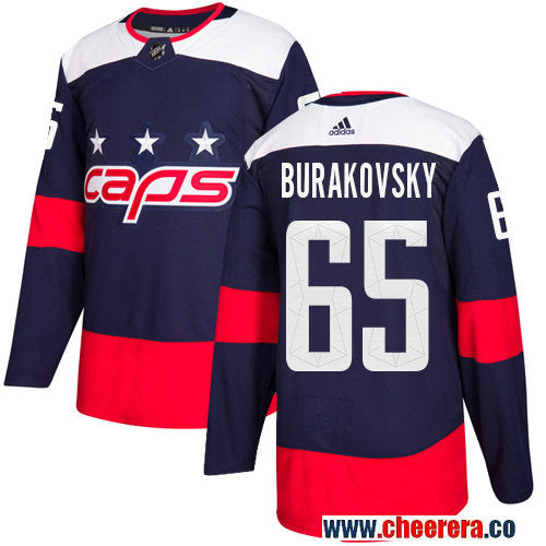 Adidas Andre Burakovsky Washington Capitals navy Stadium Series jersey