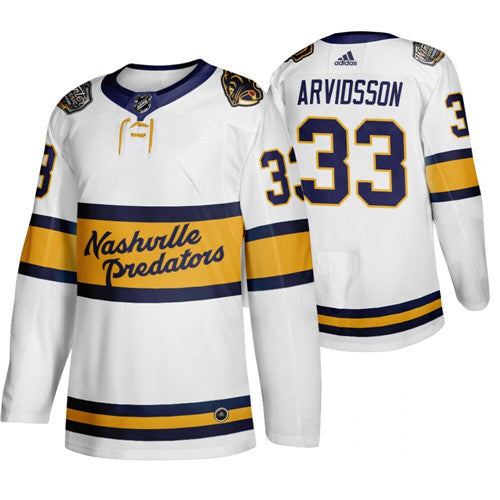 Adidas Viktor Arvidsson Nashville Predators white jersey