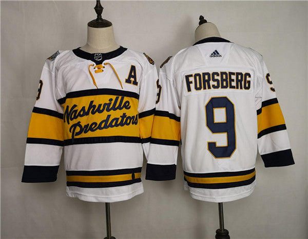 Adidas Filip Forsberg Nashville Predators white jersey