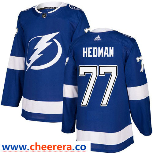 Adidas Victor Hedman Tampa Bay Lightning royal Authentic jersey