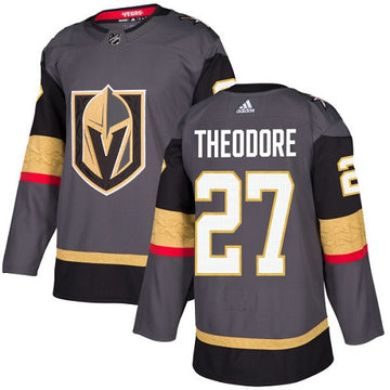 Adidas Shea Theodore Vegas Golden Knights gray Authentic jersey