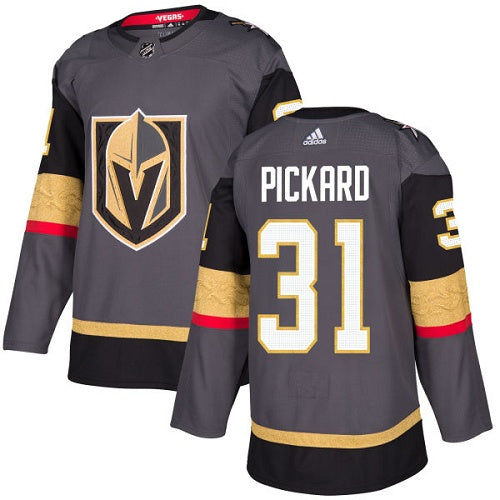 Adidas Calvin Pickard Vegas Golden Knights gray Authentic jersey