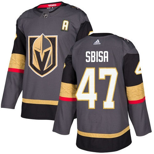Adidas Luca Sbisa Vegas Golden Knights gray Authentic jersey