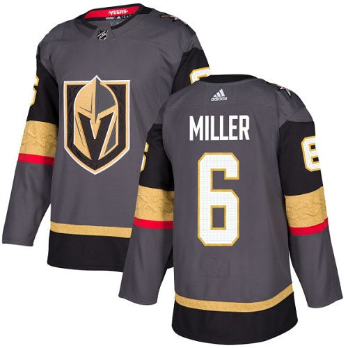 Adidas Colin Miller Vegas Golden Knights gray Authentic jersey