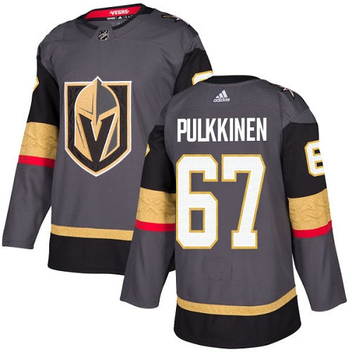 Adidas Teemu Pulkkinen Vegas Golden Knights gray Authentic jersey