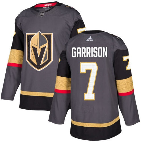 Adidas Jason Garrison Vegas Golden Knights gray Authentic jersey