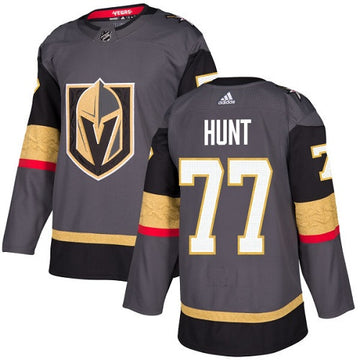 Adidas Brad Hunt Vegas Golden Knights gray Authentic jersey