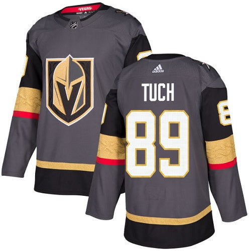 Adidas Alex Tuch Vegas Golden Knights gray Authentic jersey