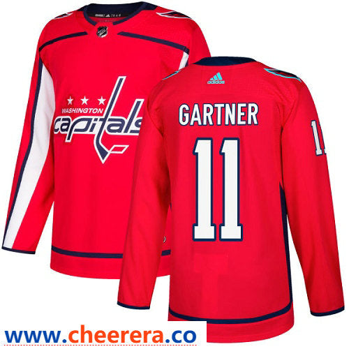 Adidas Mike Gartner Washington Capitals red Authentic jersey