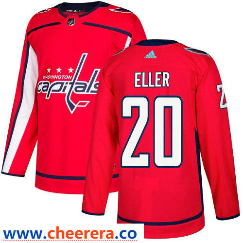Adidas Lars Eller Washington Capitals red Authentic jersey