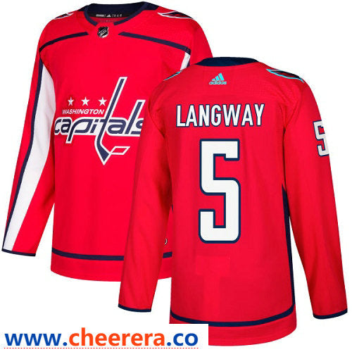 Adidas Rod Langway Washington Capitals red Authentic jersey