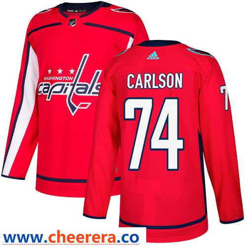 Adidas John Carlson Washington Capitals red Authentic jersey