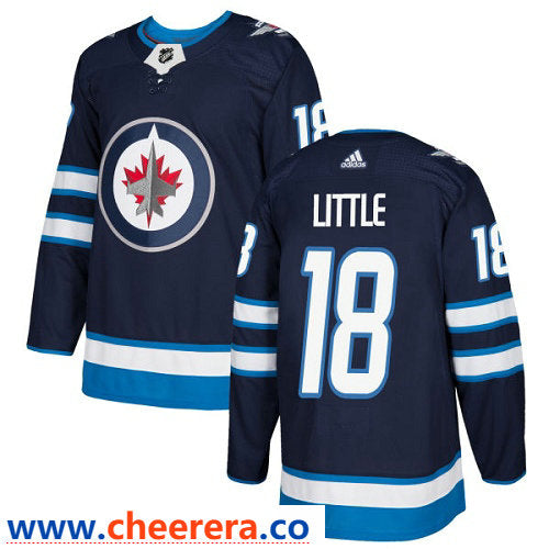 Adidas Bryan Little Winnipeg Jets navy Authentic jersey