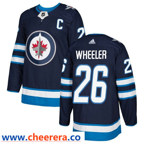 Adidas Blake Wheeler Winnipeg Jets navy Authentic jersey