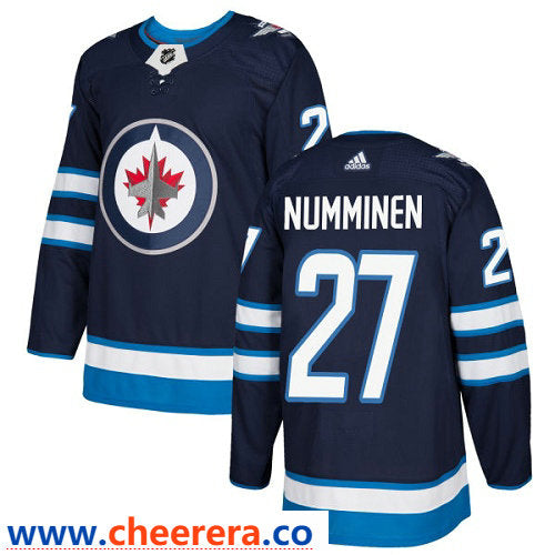 Adidas Teppo Numminen Winnipeg Jets navy Authentic jersey