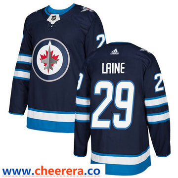 Adidas Patrik Laine Winnipeg Jets navy Authentic jersey